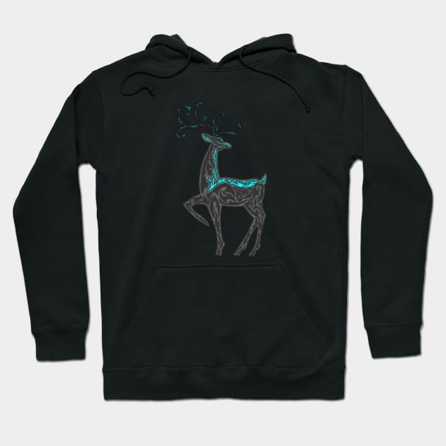 The Stag of Legend Hoodie by mm92